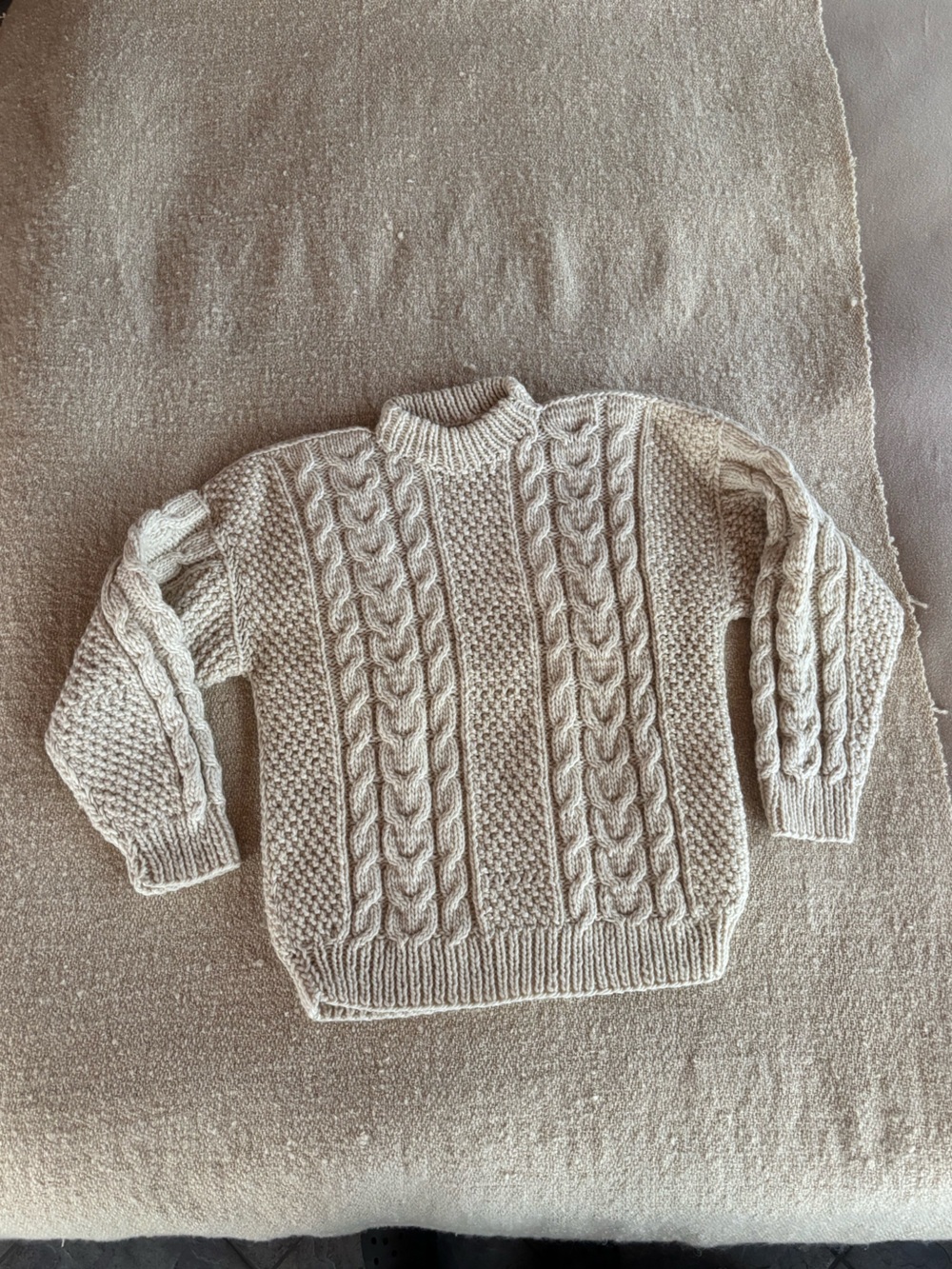 Vintage Wool Fisherman Sweater